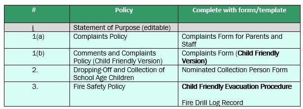 Anti-bullying and Harassment Policy for School Age Childcare